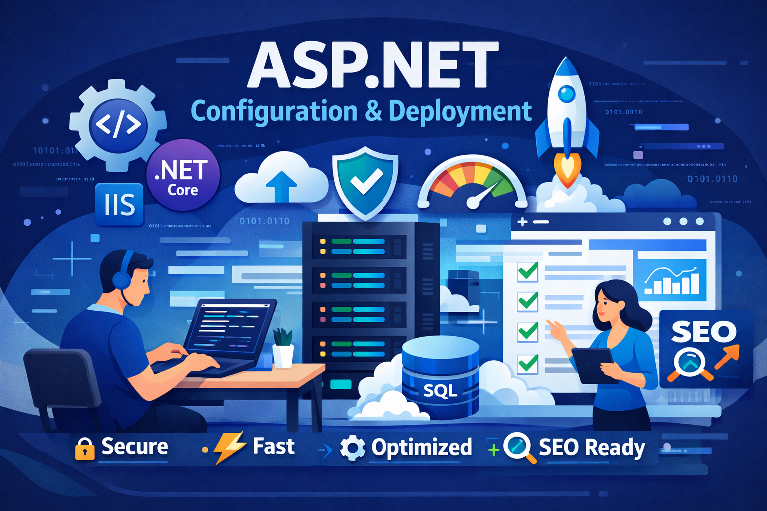 کانفیگ و راه اندازی سایت ASP,NET CORE